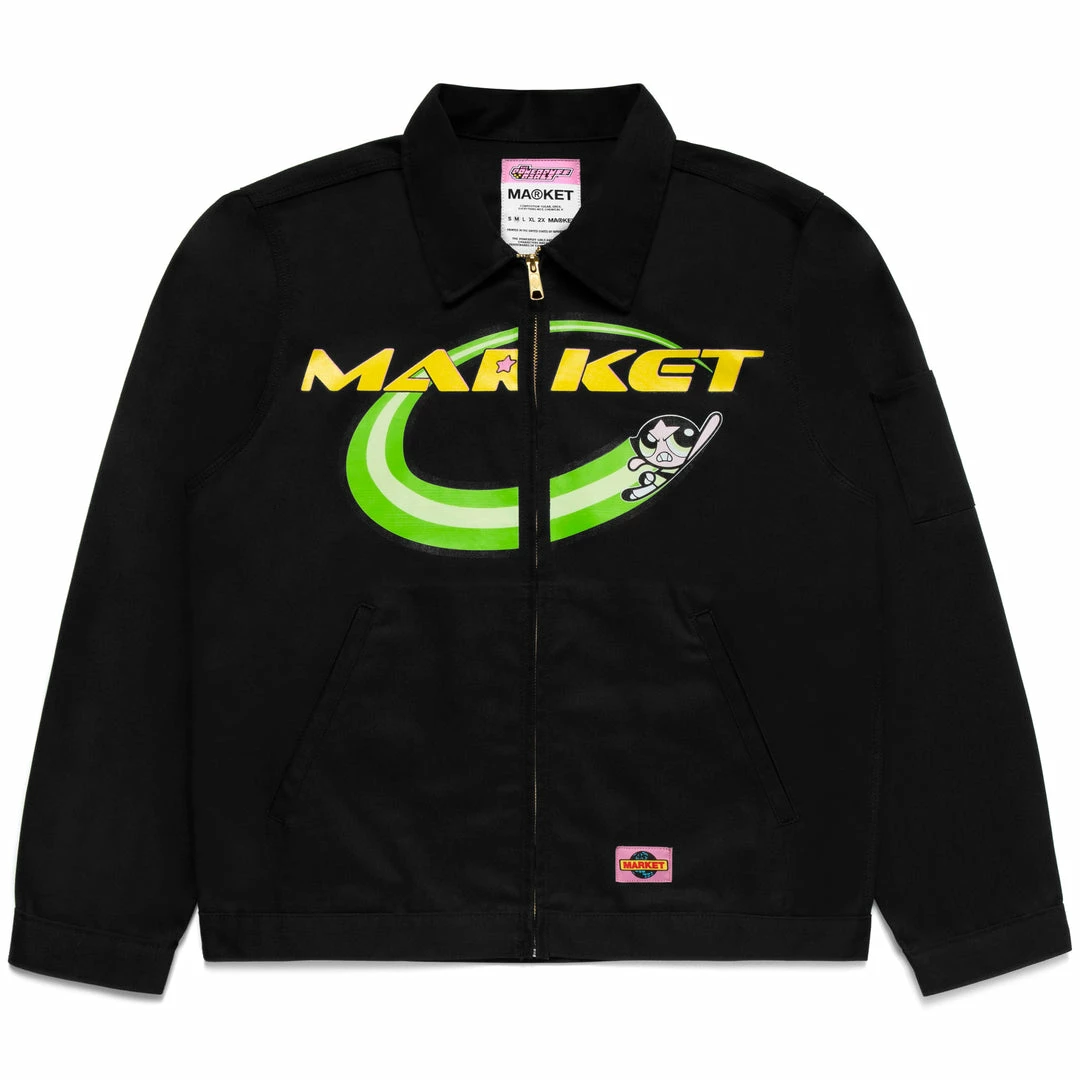 THE POWERPUFF GIRLS X MARKET BUTTERCUP WORK JACKET TOPS