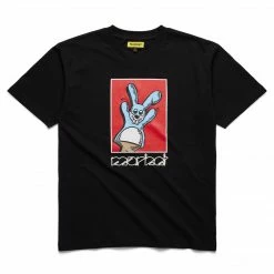 MARKET BUNNY PUPPET PUFF PRINT T-SHIRT