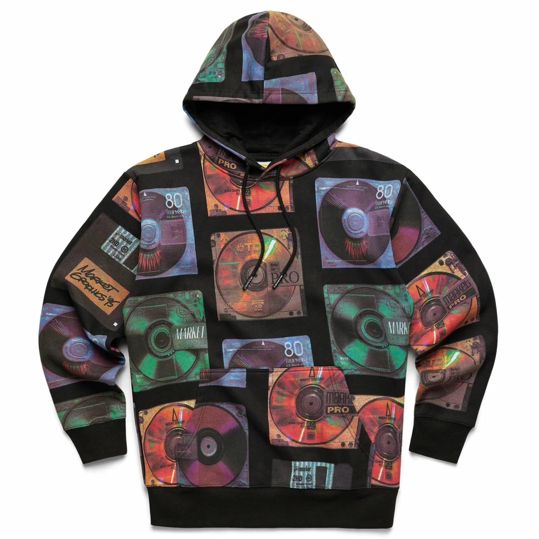 Market CD AOP HOODIE TOPS