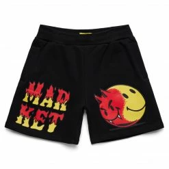 MARKET SMILEY GOOD VS EVIL SWEATSHORTS