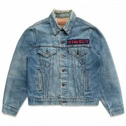 GUNS N ROSES MARKET DISTRESSED DENIM JACKET TOPS