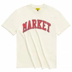 TOPS MARKET ARC PUFF PRINT T-SHIRT