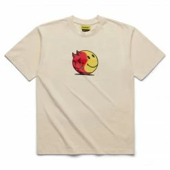 MARKET TOPS SMILEY GOOD VS EVIL T-SHIRT