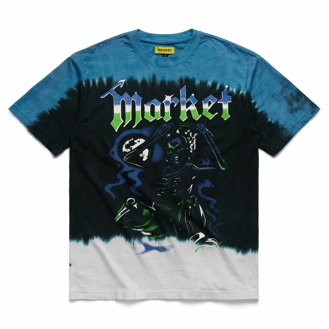 MARKET TOPS KILLING THE GAME GLOW IN THE DARK TIE-DYE T-SHIRT