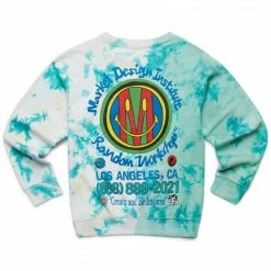 TOPS MARKET DESIGN INSTITUTE TIE-DYE CREWNECK SWEATSHIRT