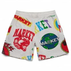 MARKET MONOGRAM AOP SWEATSHORTS