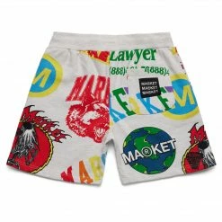 MARKET MONOGRAM AOP SWEATSHORTS
