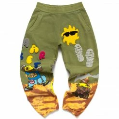 BOTTOMS MARKET CHENILLE TIE-DYE SWEATPANTS