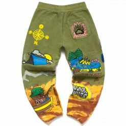 BOTTOMS MARKET CHENILLE TIE-DYE SWEATPANTS