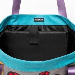 Market PEACE AND POWER CANVAS MESH BAG