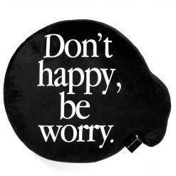 Market SMILEY® SMILEY DON’T HAPPY BE WORRY PILLOW