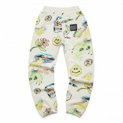 SMILEY MARKET COLORING BOOK AOP SWEATPANTS