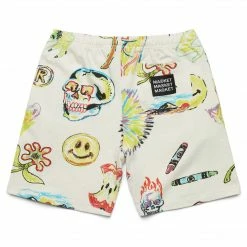 SMILEY MARKET COLORING BOOK AOP SHORTS