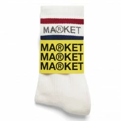 ALL MARKET M COLLEGIATE LOGO SOCKS