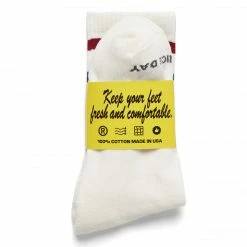 ALL MARKET M COLLEGIATE LOGO SOCKS