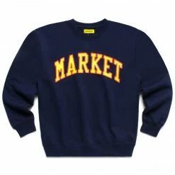TOPS MARKET ARC PUFF PRINT CREWNECK