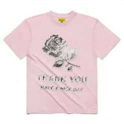 MARKET TOPS THANK YOU HAVE A NICE DAY CHROME T-SHIRT