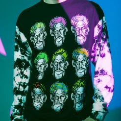 SMILEY MARKET RODMAN HEADS TIE-DYE LONGSLEEVE