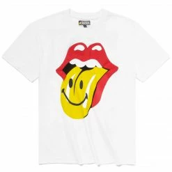 MARKET TOPS SMILEY ROLLING STONES T-SHIRT