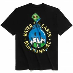 MARKET SMILEY WATER THE PLANET T-SHIRT TOPS