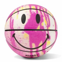 MARKET SMILEY 50TH ANNIVERSARY SPLATTER BASKETBALL BY MR A