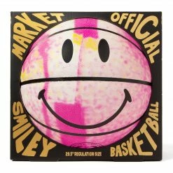 MARKET SMILEY 50TH ANNIVERSARY SPLATTER BASKETBALL BY MR A