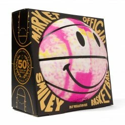 MARKET SMILEY 50TH ANNIVERSARY SPLATTER BASKETBALL BY MR A
