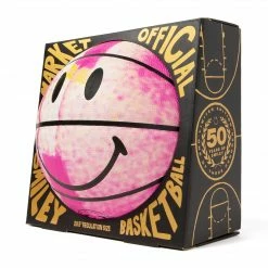 MARKET SMILEY 50TH ANNIVERSARY SPLATTER BASKETBALL BY MR A