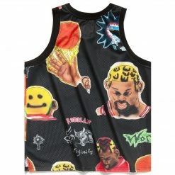 SMILEY® SMILEY MARKET RODMAN DOODLES BASKETBALL JERSEY