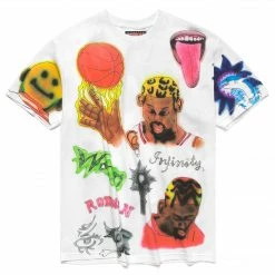 SMILEY MARKET RODMAN DOODLES T-SHIRT