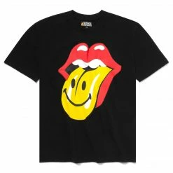 MARKET TOPS SMILEY ROLLING STONES T-SHIRT