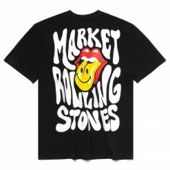 MARKET TOPS SMILEY ROLLING STONES T-SHIRT