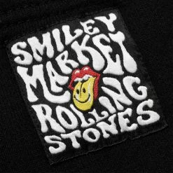 BOTTOMS SMILEY MARKET ROLLING STONES TIE-DYE SWEATPANTS