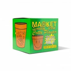 MARKET SMILEY® SMILEY TERRACOTTA PLANTER
