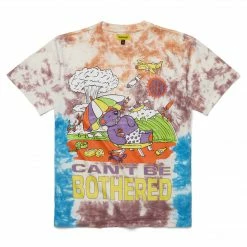 MARKET CAN'T BE BOTHERED TIE-DYE T-SHIRT TOPS