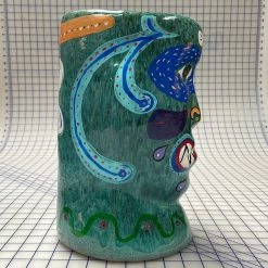 MARKET PPA ART HEAD BLUE POT