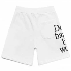 MARKET BOTTOMS SMILEY DON'T HAPPY, BE WORRY SWEATSHORTS