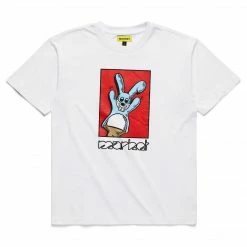 MARKET TOPS BUNNY PUPPET PUFF PRINT T-SHIRT